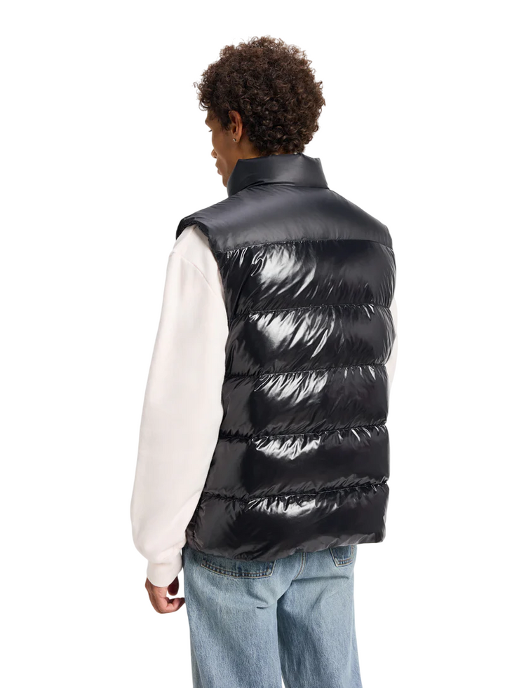 Piumino smanicato unisex nero