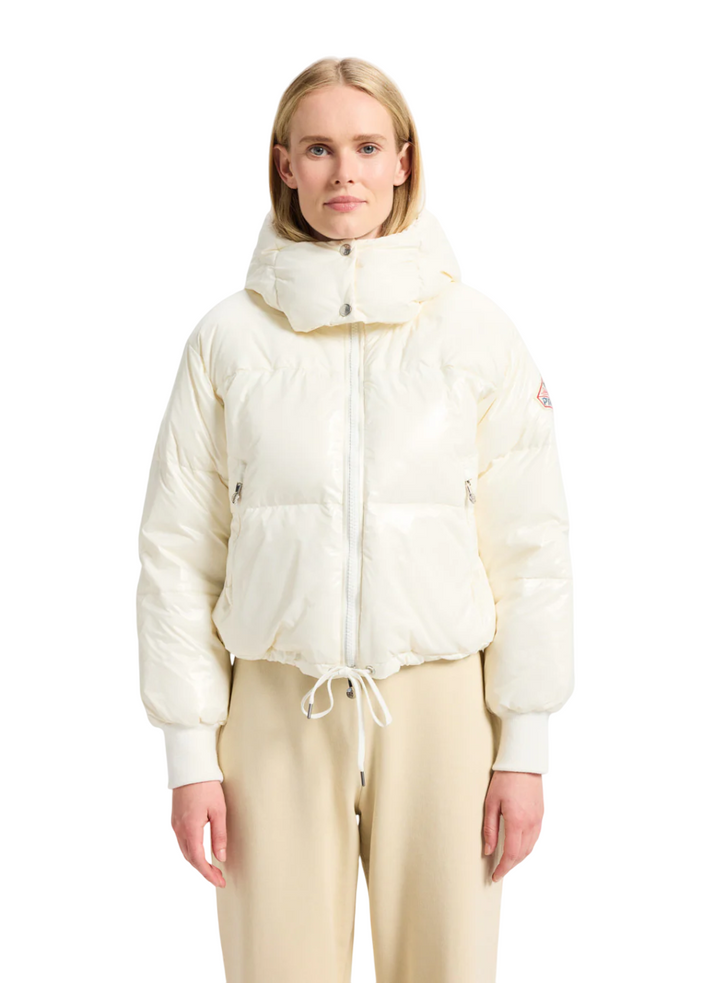 Piumino da donna avorio