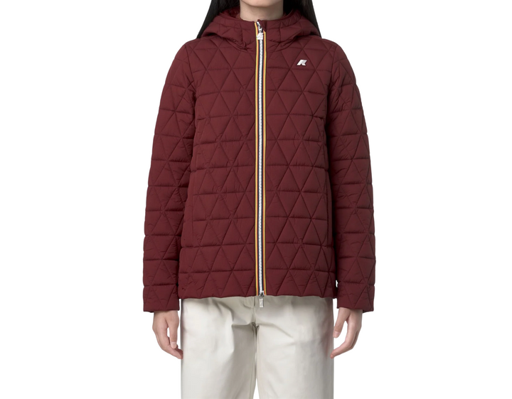 Giacca da donna trapuntata rossa