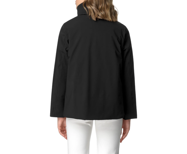 Giacca corta invernale da donna nera