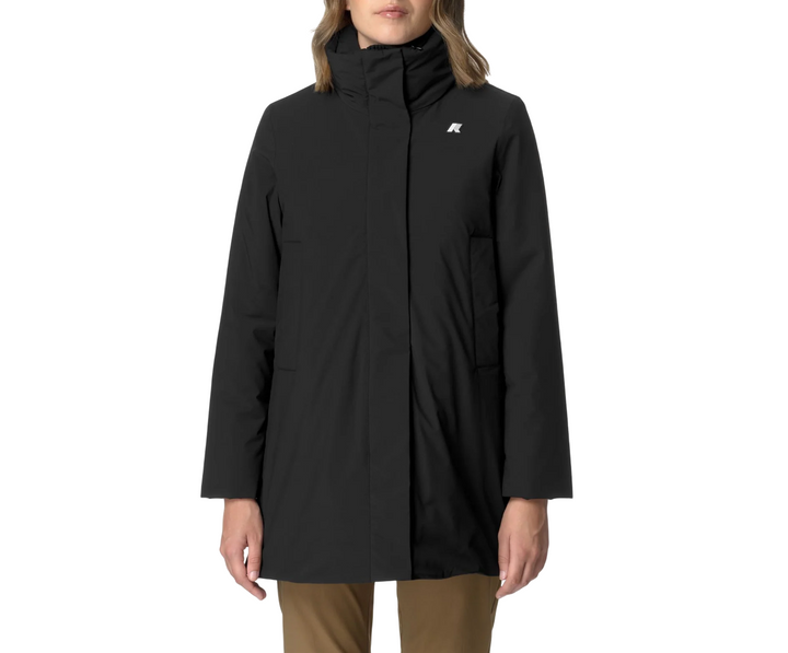 Giacca da donna nera media lunghezza