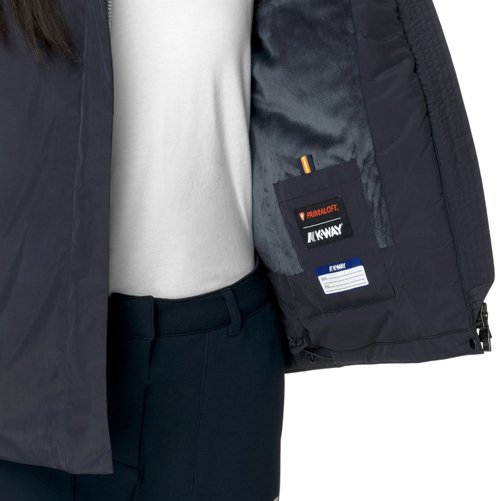 Giacca corta da donna Lil soft touch marmotta blu
