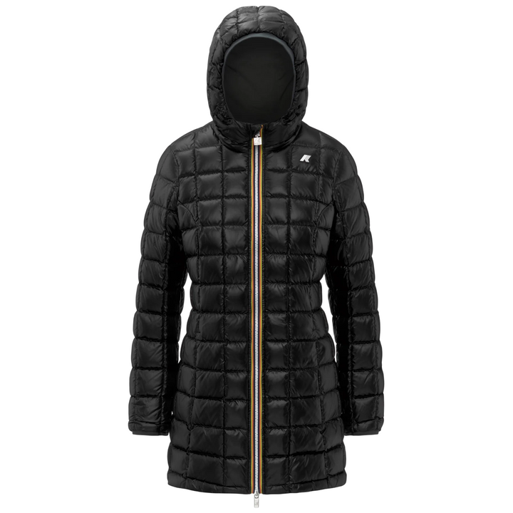 Giacca da donna 'DENISE ST THERMO REVERSIBLE GREEN BLACKISH-BLACK PURE'
