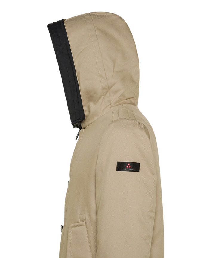 Parka da uomo in tessuto Made in Italy