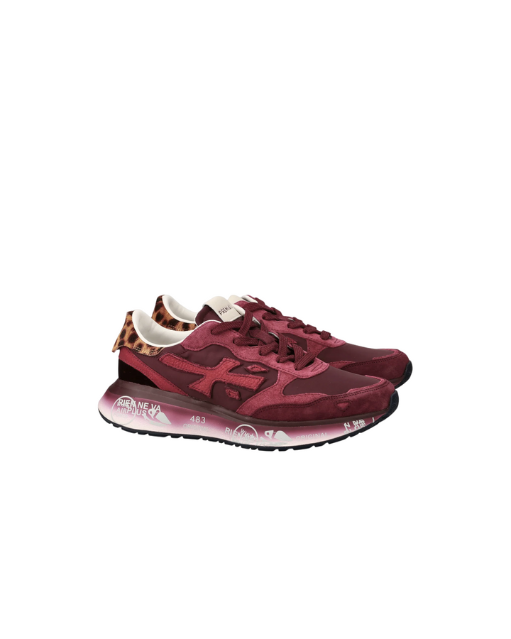 Sneakers da donna Lauryn 7789 burgundy