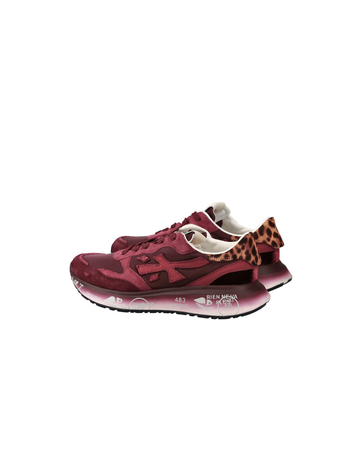 Sneakers da donna Lauryn 7789 burgundy