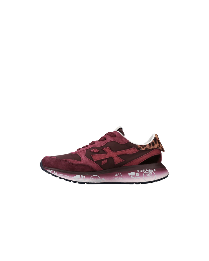 Sneakers da donna Lauryn 7789 burgundy