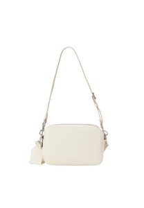 Borsa bianca con tracolla monogram