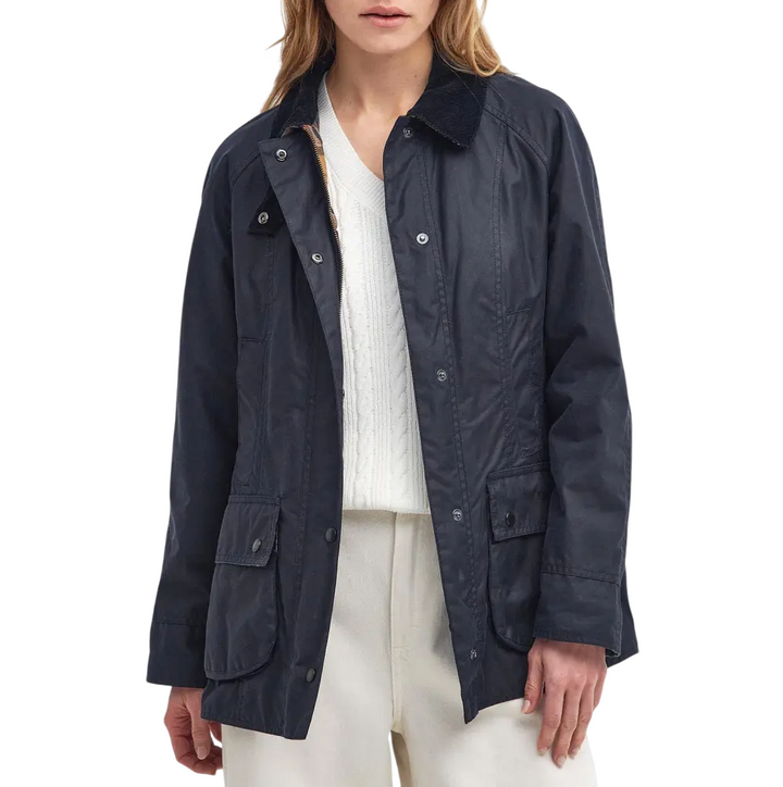Giacca da donna cerata 'beadnell jacket' blu