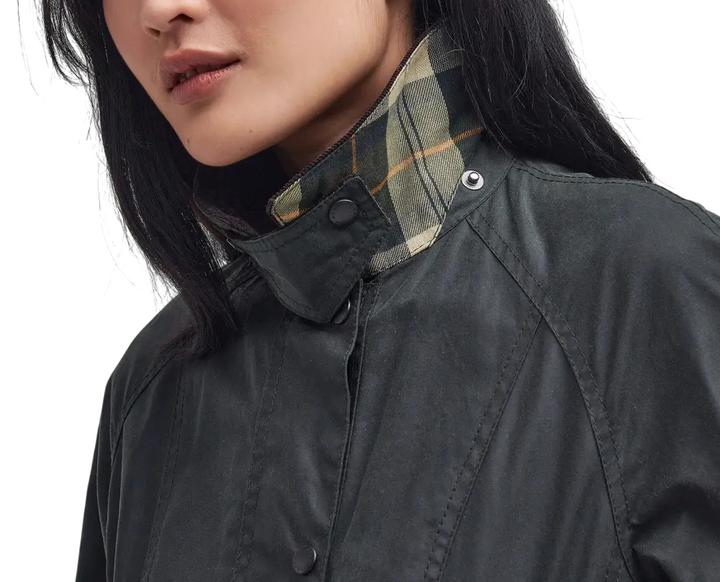 Giacca cerata da donna 'beadnell jacket' sage