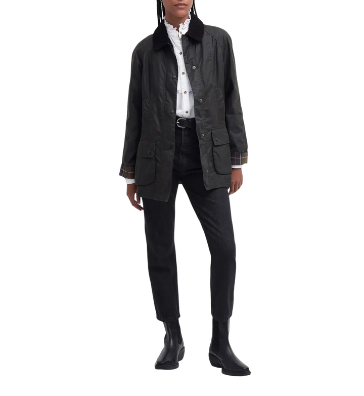 Giacca cerata da donna 'beadnell jacket' oliva