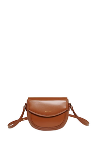 Borsa color cuoio da donna smile bag