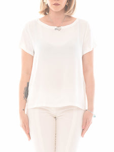 Blusa misto seta Macigno