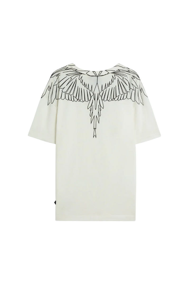 T-shirt da uomo con stampa aquila geometrica