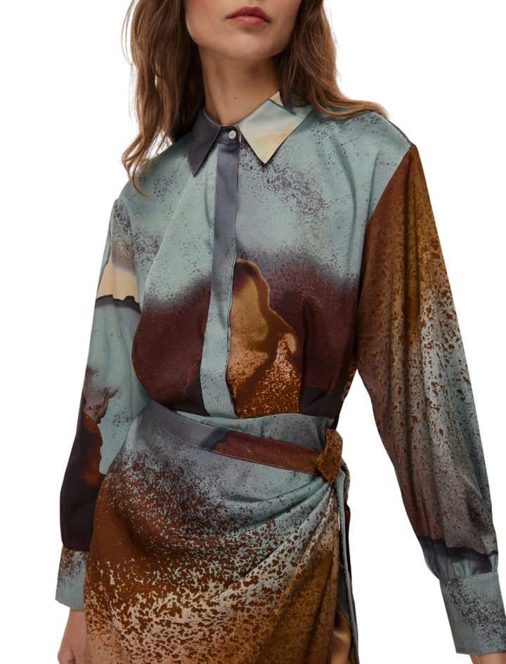 Abito da donna in twill con nodo