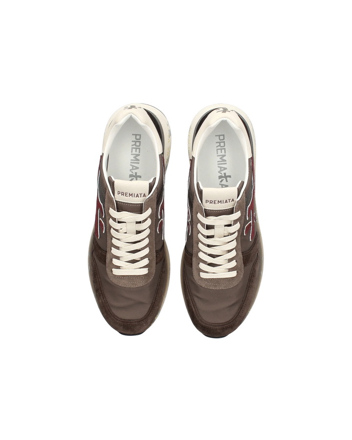 Sneakers da uomo 'MICK 7714 BROWN/RED'