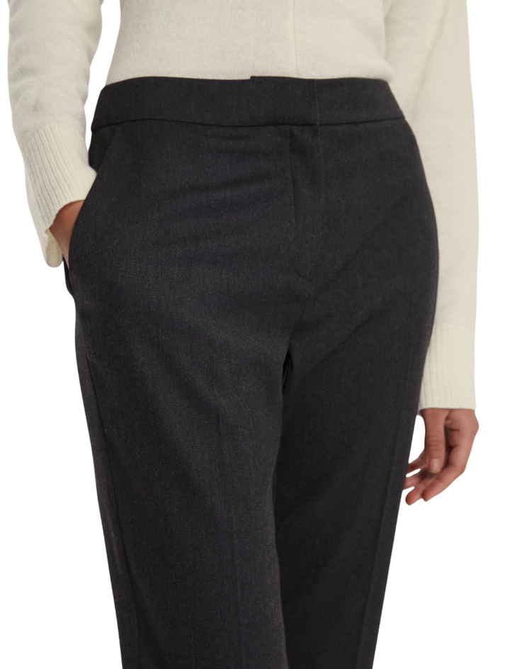 Pantalone da donna in flanella antracite
