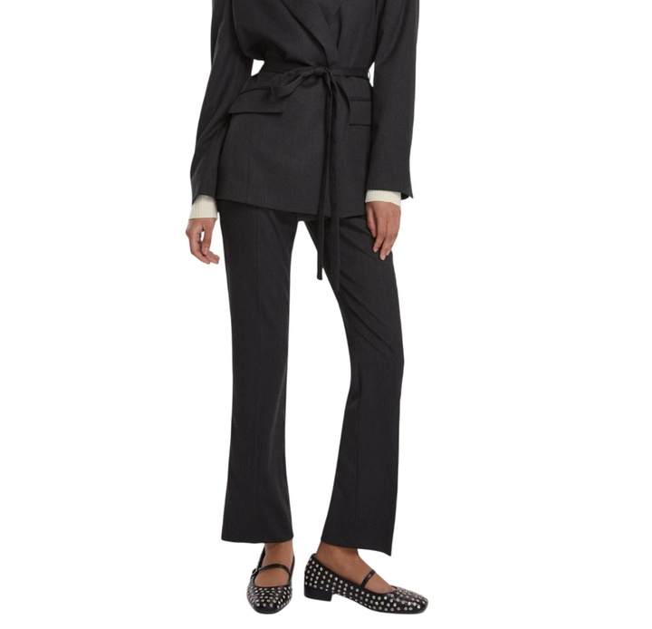 Pantalone da donna in flanella antracite