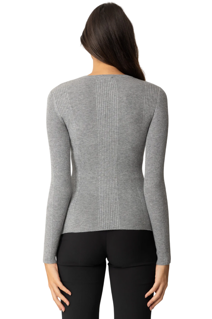 Elisabetta Franchi Donna Maglia Tricot Misto Seta con Ricamo Logo
