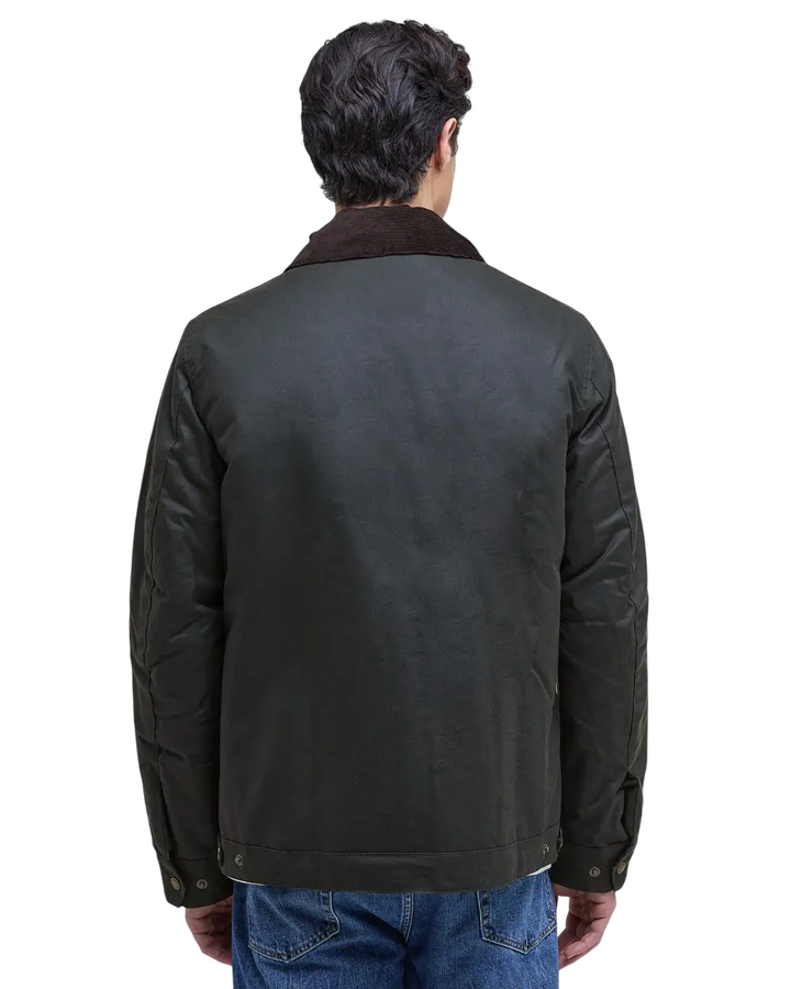 Giacca cerata da uomo 'Steve McQueen' sage