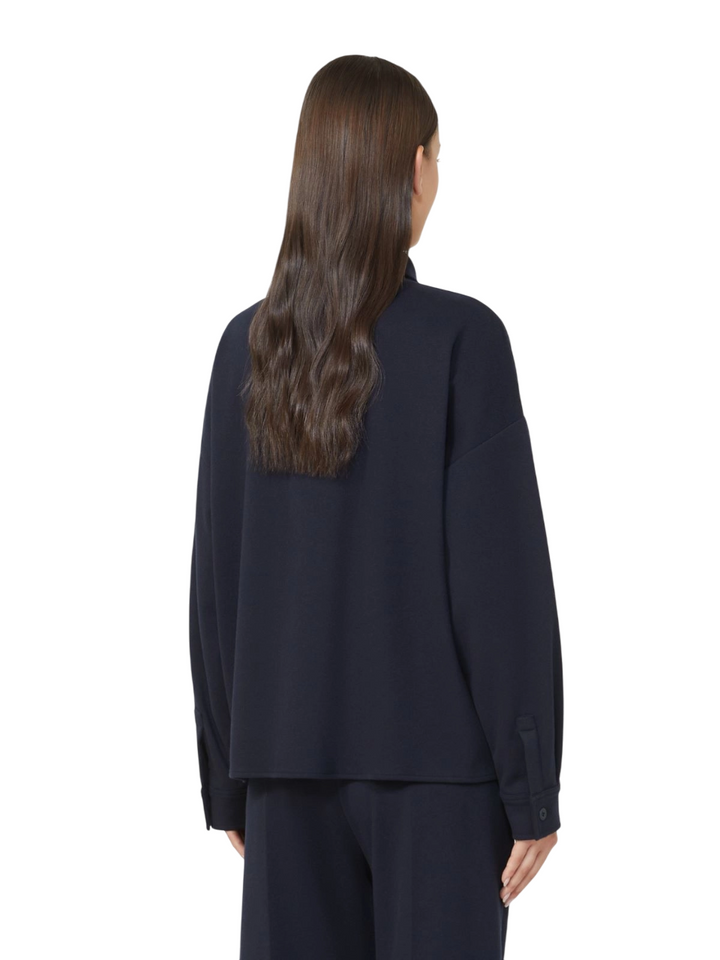 Giacca da donna in jersey blu