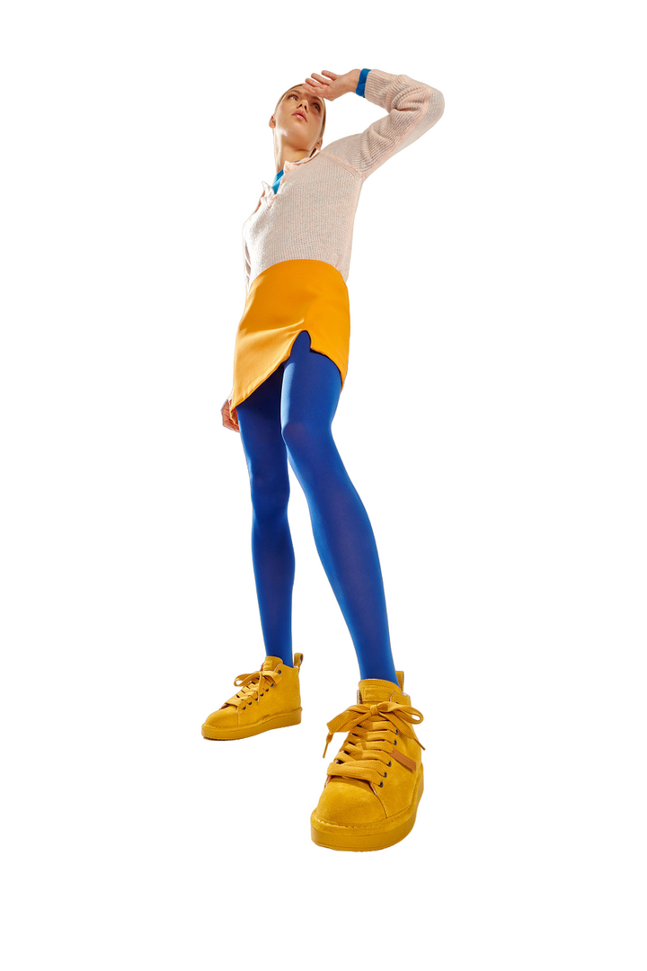 Polacchino P01 Color Block in Suede