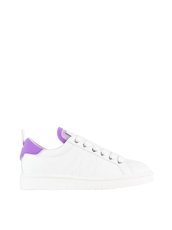 P01 LACE-UP SHOEWHITE VIOLET