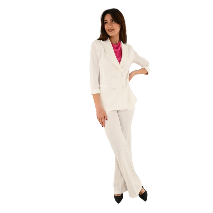 Imperial pantalone donna latte P3E9JAW