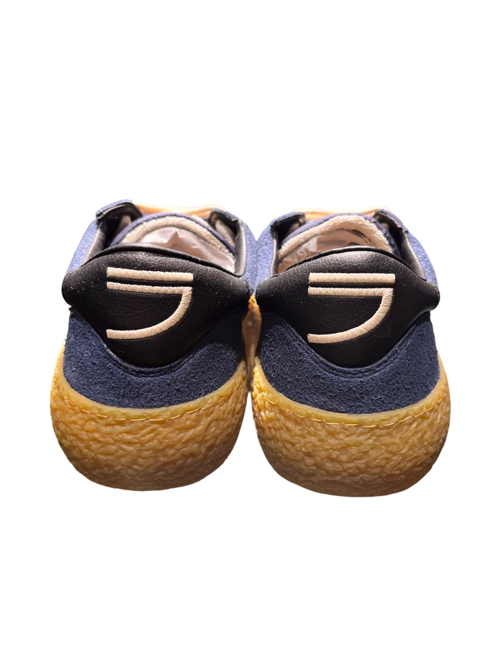 Sneakers basse da uomo blu sea