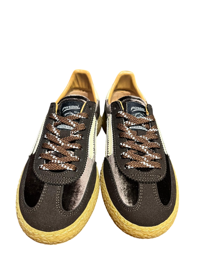 Sneakers da donna marroni