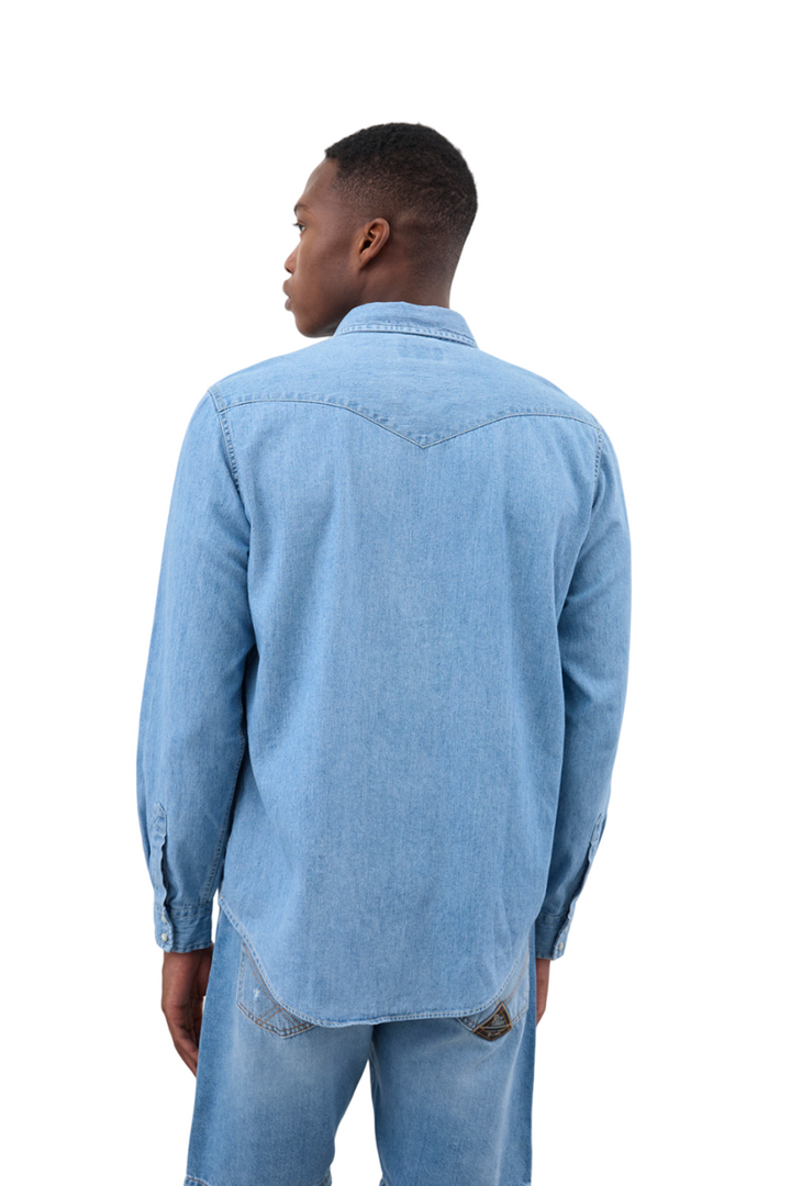 Camicia Martin denim bleach