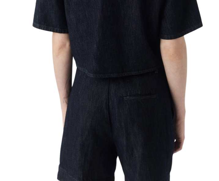 SHORT MAEMI IN DENIM LIGHT RINSE