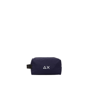Beauty case in Nylon navy blue