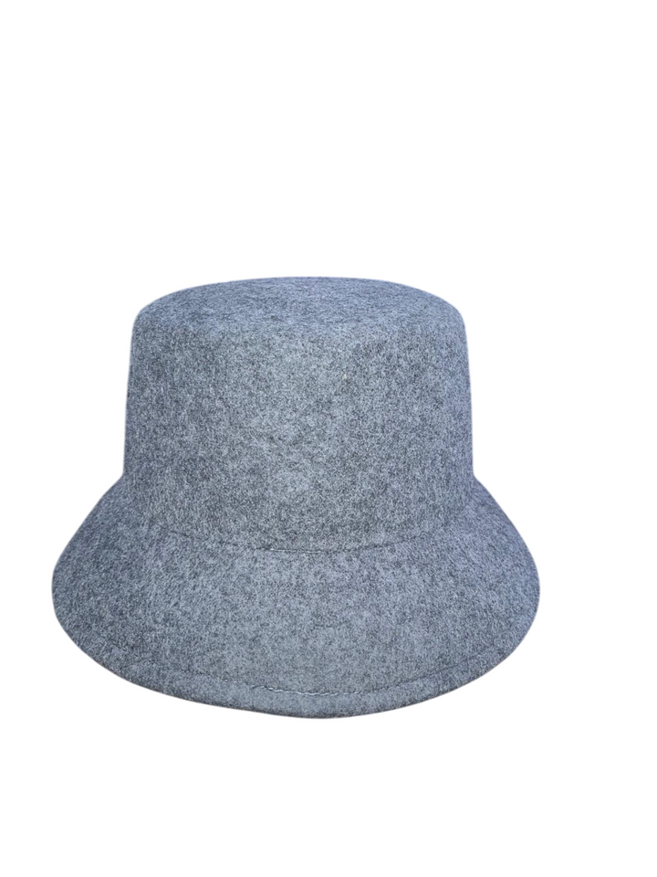 Cappello da donna bucket grigio