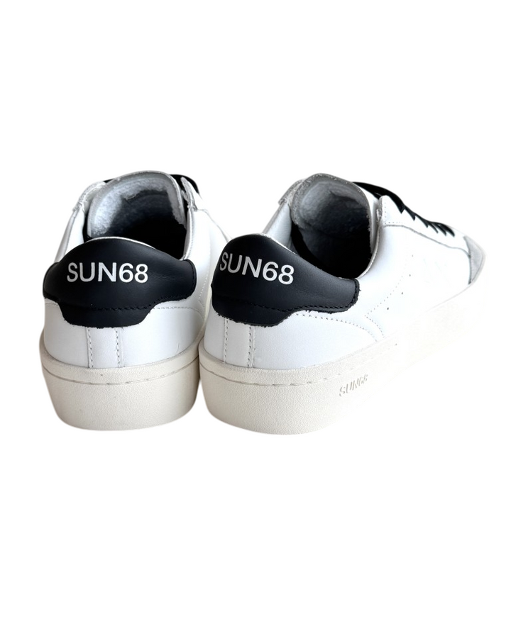Sun 68 Sneakers Uomo Bianca E Nera