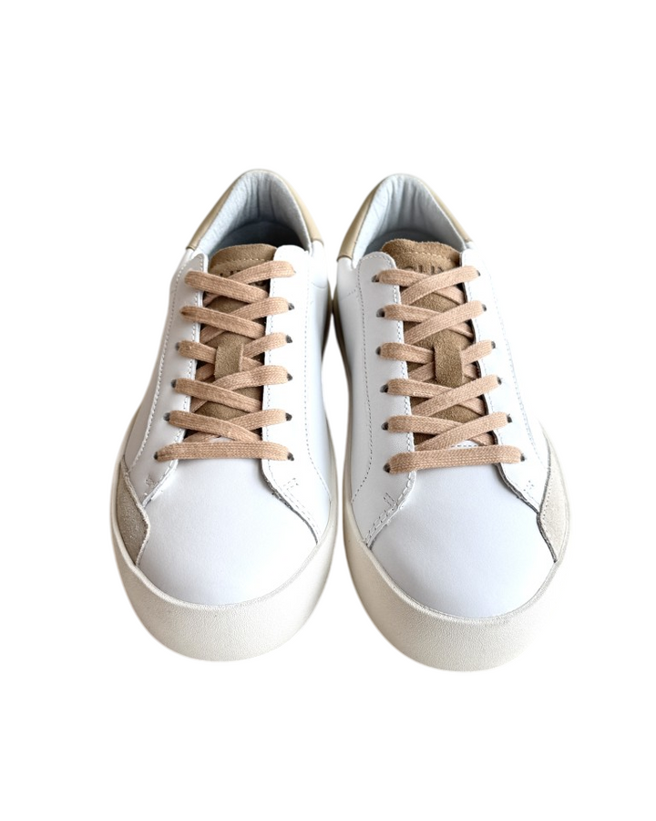 Sun 68 Sneakers Uomo Bianca E Beige
