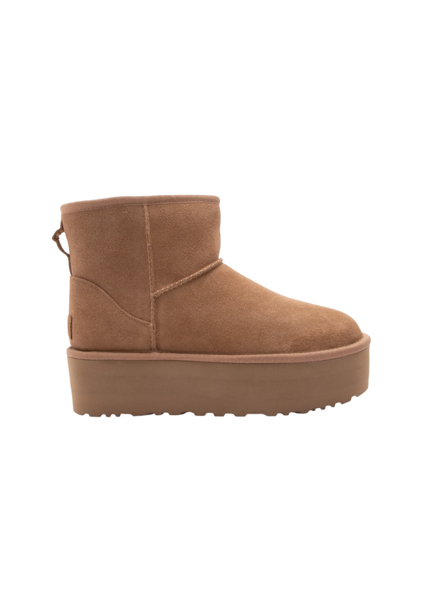 Stivali UGG da donna classic mini platform chestnut